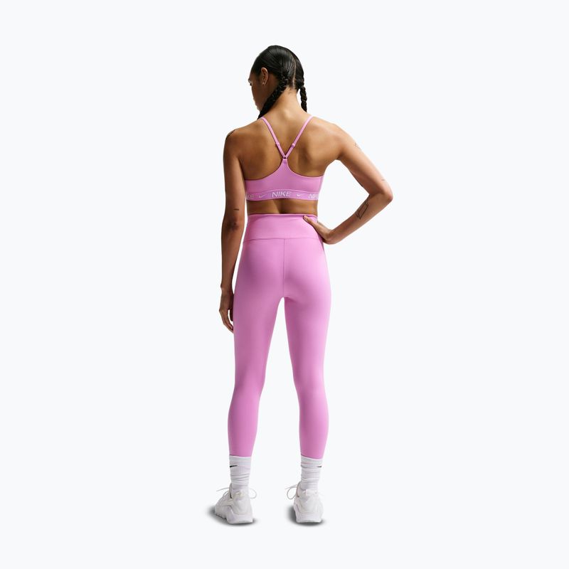Tréninková podprsenka Nike Dri-Fit Indy Light Support light magenta/light magenta/white 3