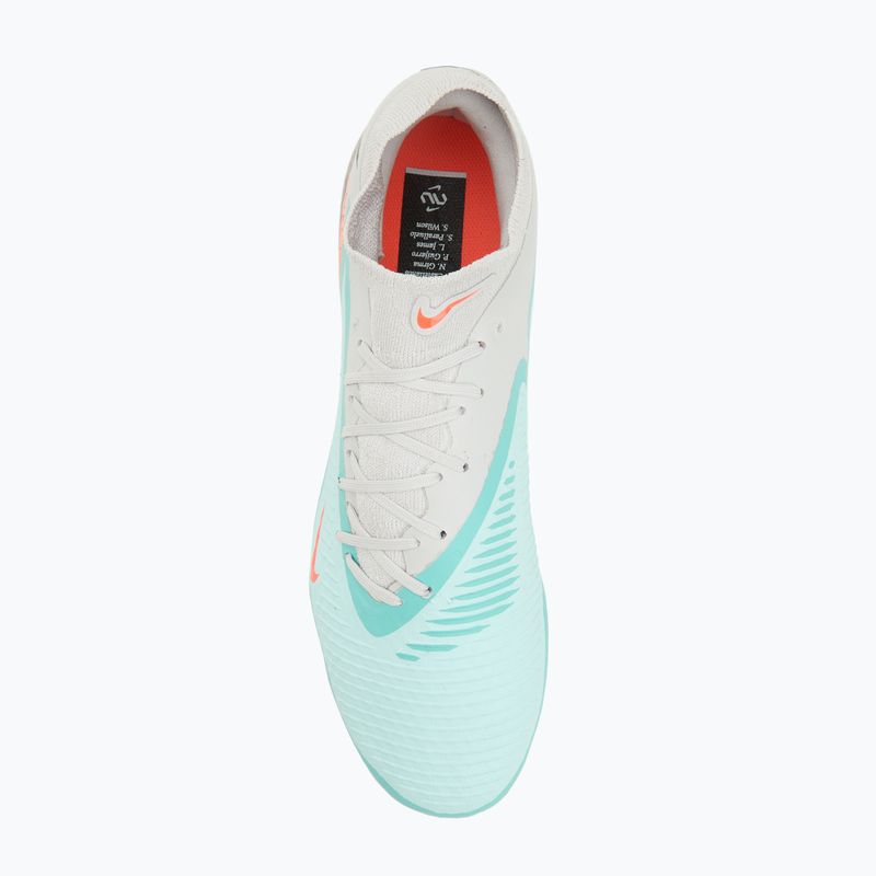 Pánské kopačky Nike United Phantom 6 High Academy FG/MG pistachio frost/hyper orange 5