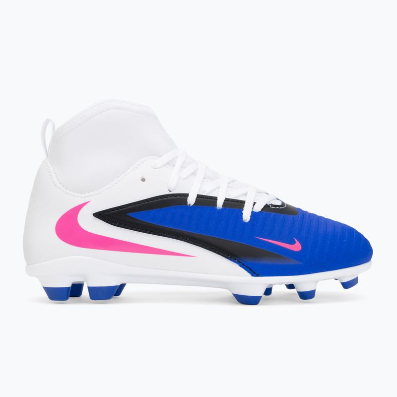 Dětské kopačky Nike Phantom 6 High Club FG/MG racer blue/white/pink blast 2