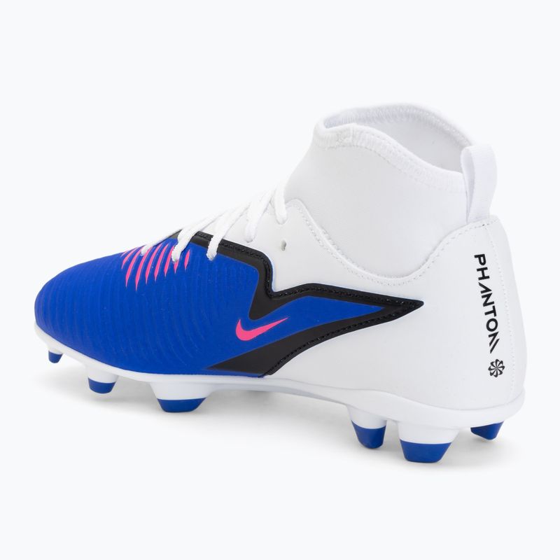 Dětské kopačky Nike Phantom 6 High Club FG/MG racer blue/white/pink blast 3