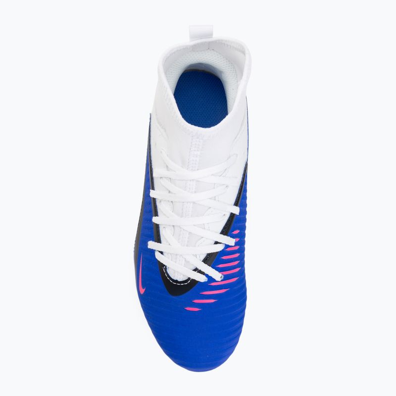 Dětské kopačky Nike Phantom 6 High Club FG/MG racer blue/white/pink blast 5