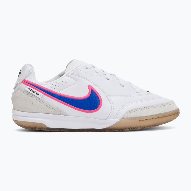 Dětské kopačky Nike Tiempo Streetgato Jr white/pink blast/racer blue 2