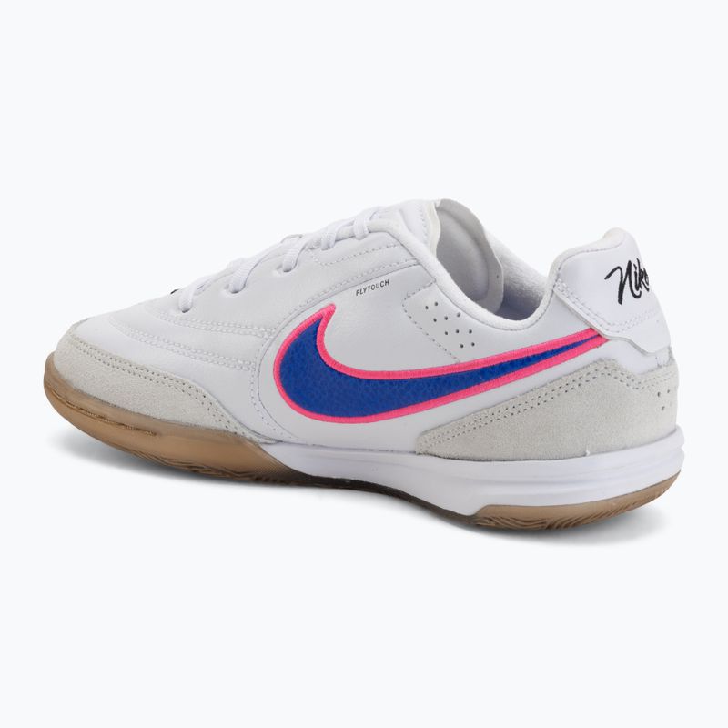Dětské kopačky Nike Tiempo Streetgato Jr white/pink blast/racer blue 3
