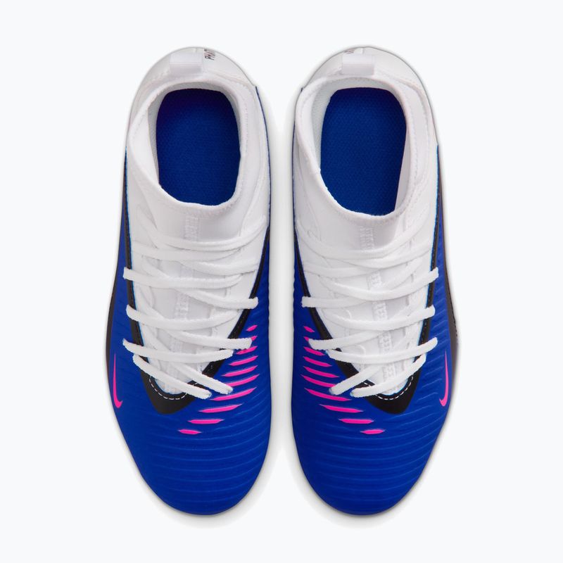 Dětské kopačky Nike Phantom 6 High Club FG/MG racer blue/white/pink blast 13