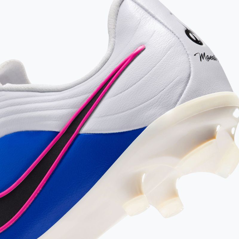 Dětské kopačky Nike Tiempo Maestro Academy Jr FG/MG white/racer blue/pink blast/black 9