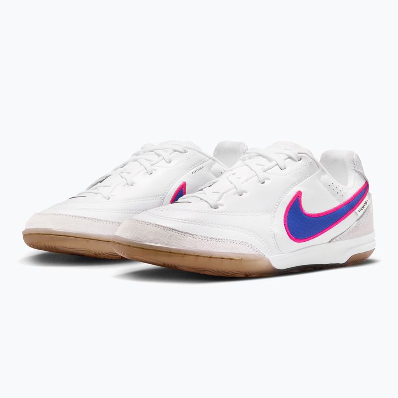 Dětské kopačky Nike Tiempo Streetgato Jr white/pink blast/racer blue 3