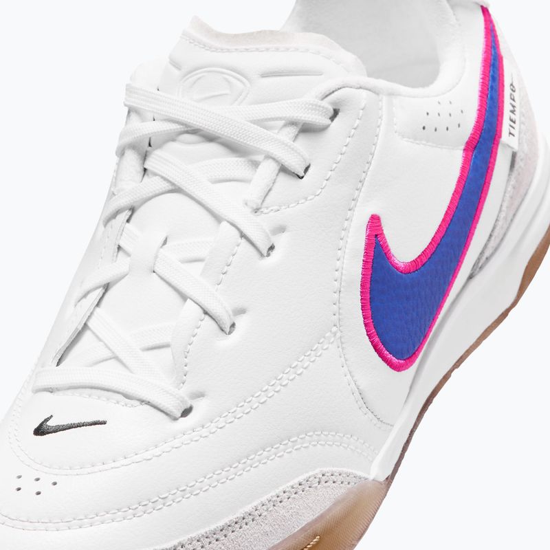 Dětské kopačky Nike Tiempo Streetgato Jr white/pink blast/racer blue 7