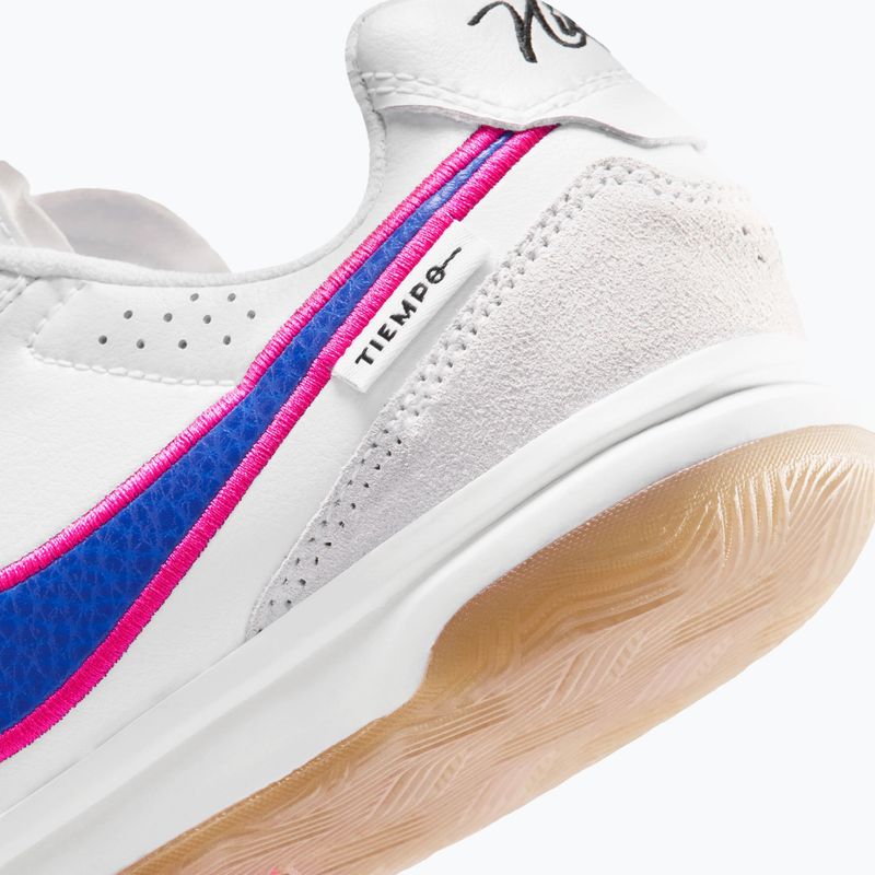 Dětské kopačky Nike Tiempo Streetgato Jr white/pink blast/racer blue 8