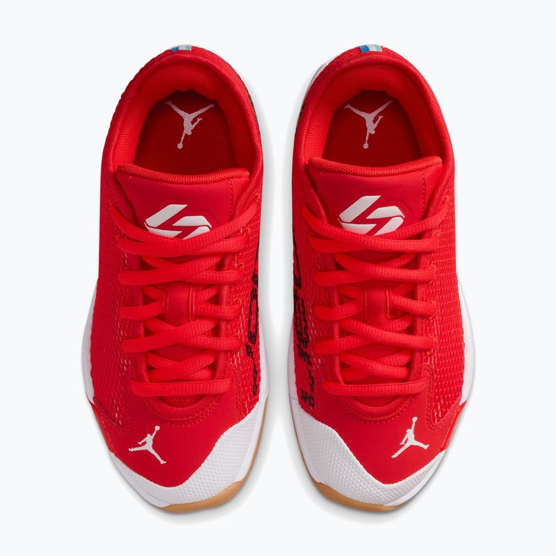 Dětské basketbalové boty  Jordan Gap 77 GS Jr chile red/gum light brown/white 11