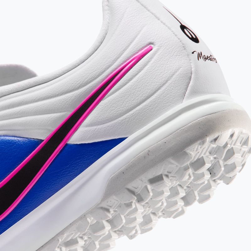 Dětské kopačky Nike Tiempo Maestro Academy Jr TF white/racer blue/pink blast/black 9