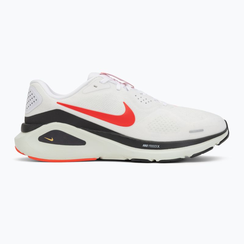 Pánské běžecké boty Nike Structure 26 white/medium ash/bright crimson 2
