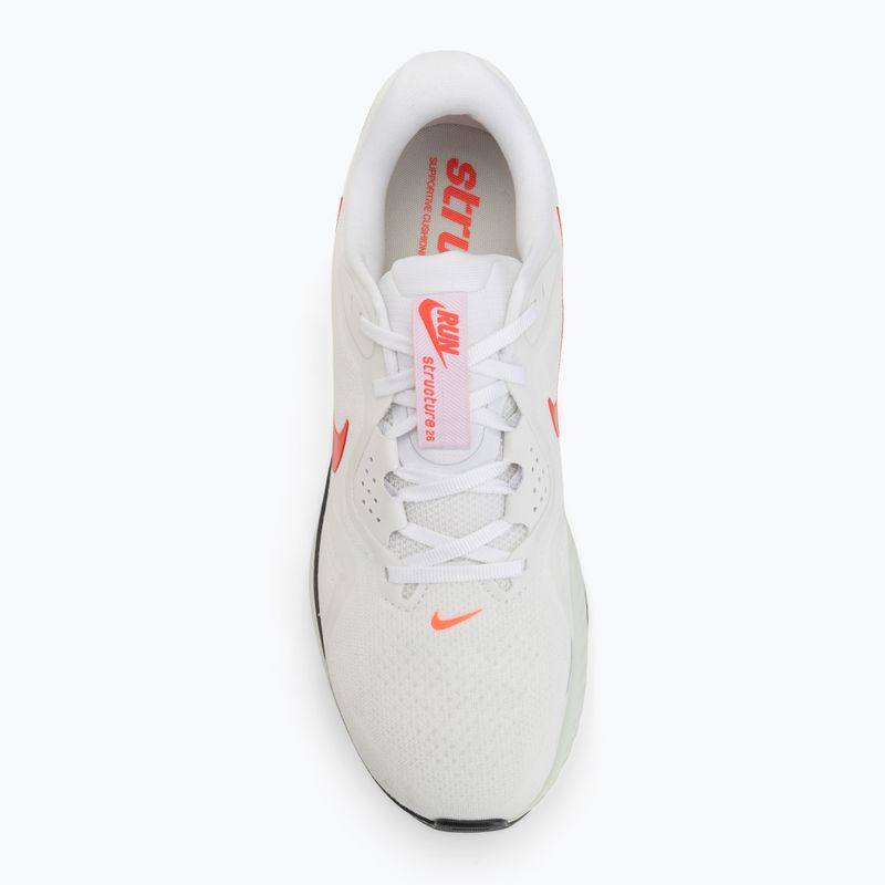 Pánské běžecké boty Nike Structure 26 white/medium ash/bright crimson 5