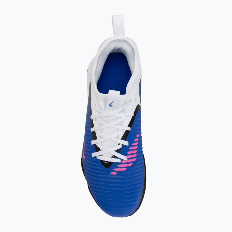 Dětské kopačky Nike Jr. Phantom 6 Low Academy TF racer blue/white/pink blast 5