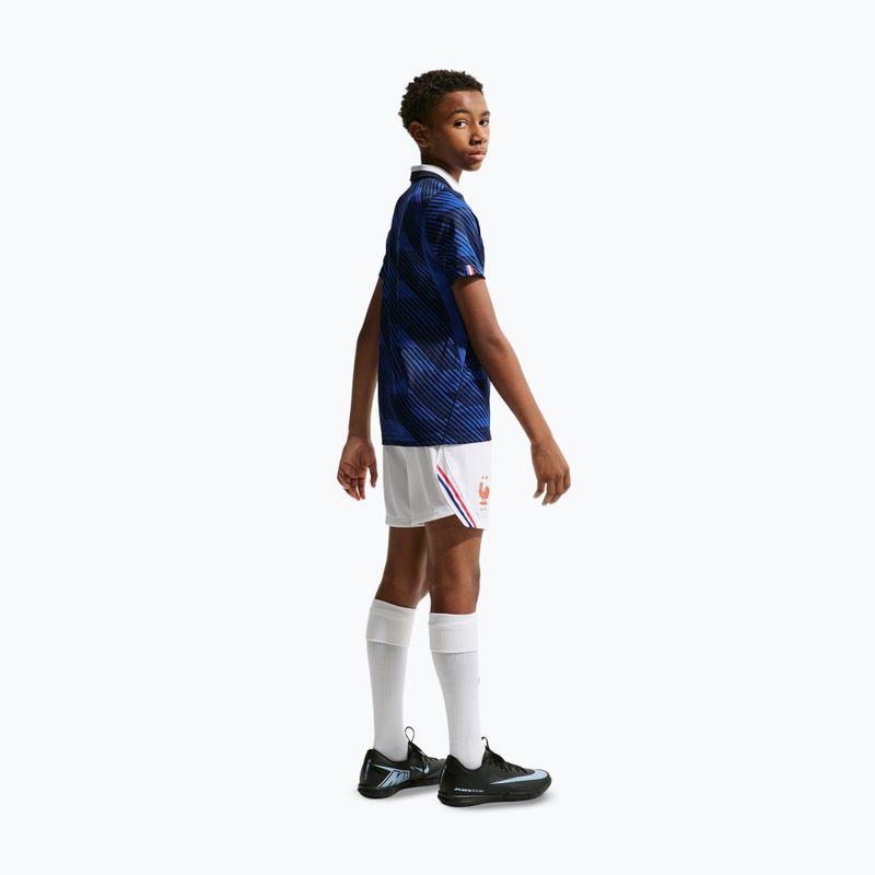 Dětské fotbalové šortky Nike FFF 2026 Stadium Home white/metallic copper 4
