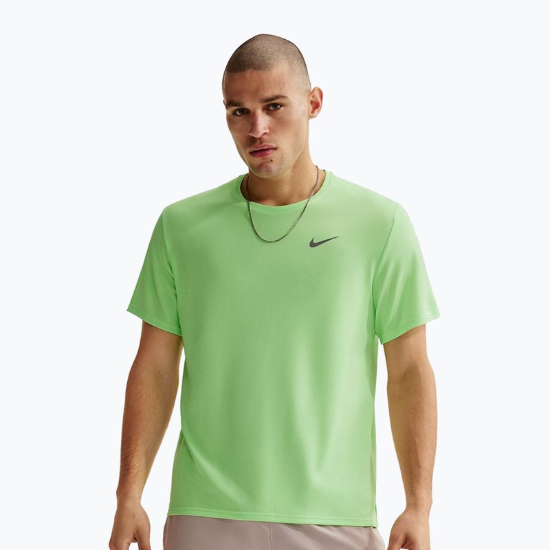 Pánské běžecké tričko Nike Miler Dri-Fit UV lime blast