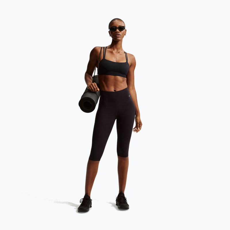 Sportovní podprsenka Nike Zenvy Strappy Light-Support black/cool grey 2