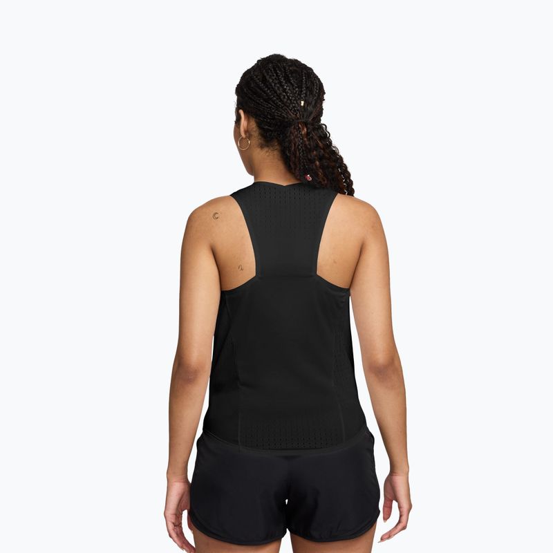 Dámské běžecké tílko Nike AeroSwift Dri-Fit ADV Singlet black/white 2