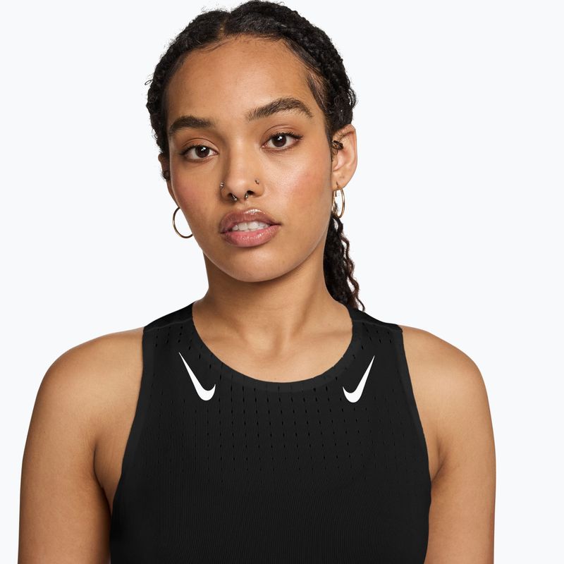 Dámské běžecké tílko Nike AeroSwift Dri-Fit ADV Singlet black/white 3