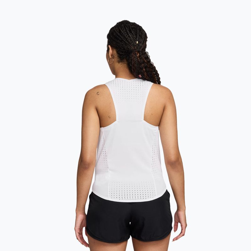 Dámské běžecké tričko Nike AeroSwift Dri-Fit ADV Singlet white/black 2