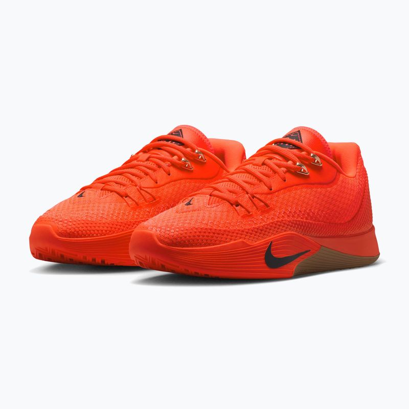 Pánské basketbalové boty Nike Street Flare bright crimson/gum light brown/black 3