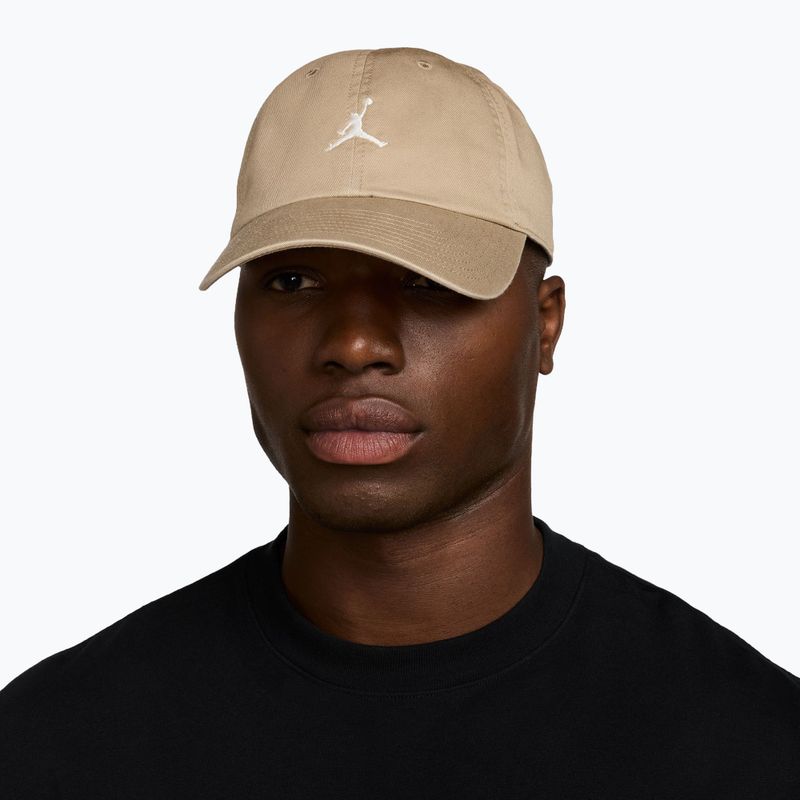 Czapka z daszkiem  Nike Jordan Club Unstructured Curved-Bill khaki/sail 5