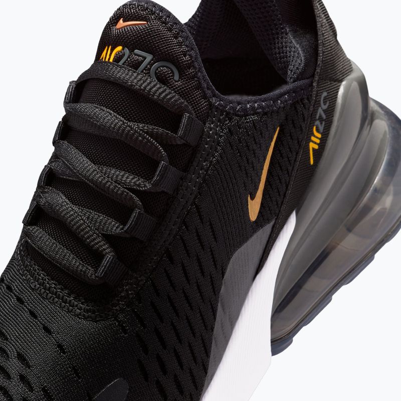 Dětské boty Nike Air Max 270 black/laser orange/metallic copper 8