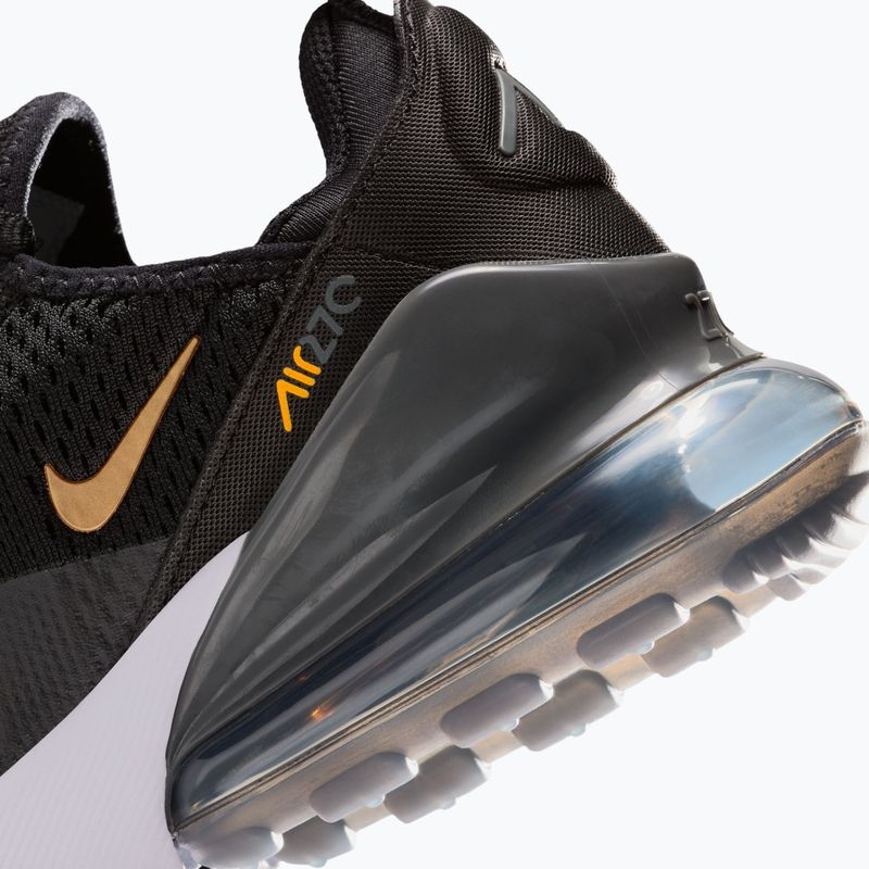 Dětské boty Nike Air Max 270 black/laser orange/metallic copper 9