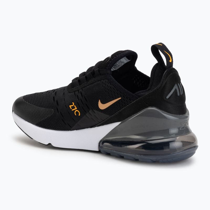 Dětské boty Nike Air Max 270 black/laser orange/metallic copper 3