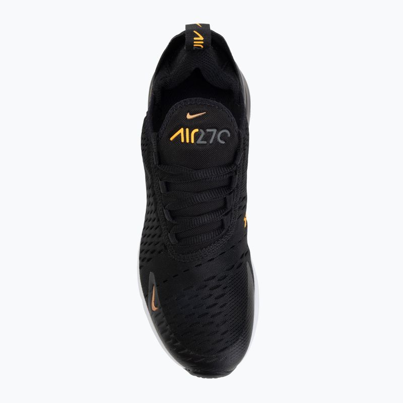 Dětské boty Nike Air Max 270 black/laser orange/metallic copper 5