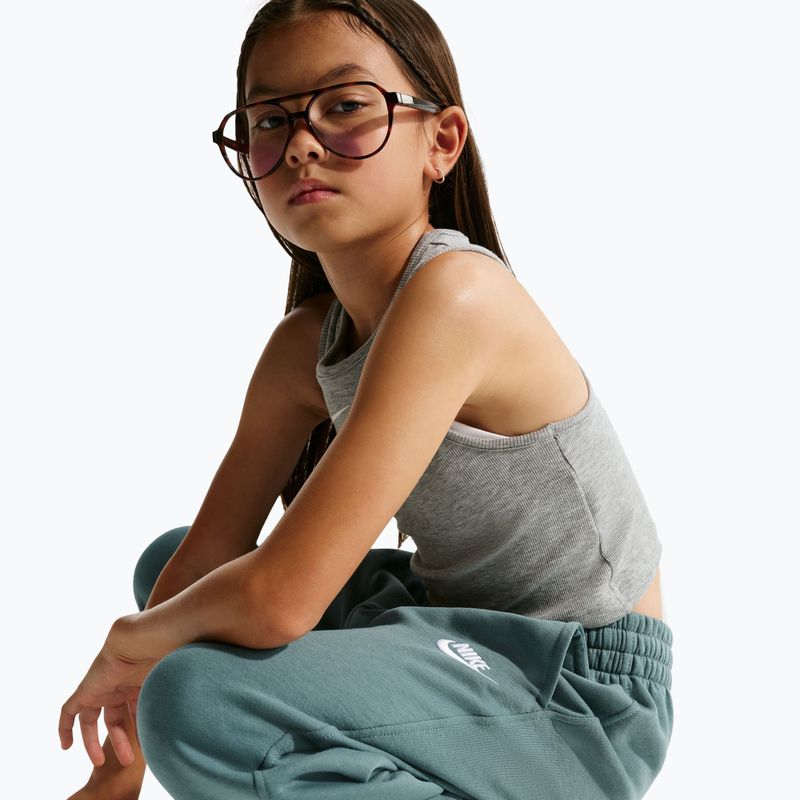 Dětské kalhoty Nike Sportswear Club Fleece mineral slate/mineral slate/white 6