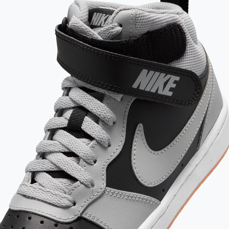 Boty Nike Court Borough Mid 2 black/white/gum med brown/light smoke grey 8