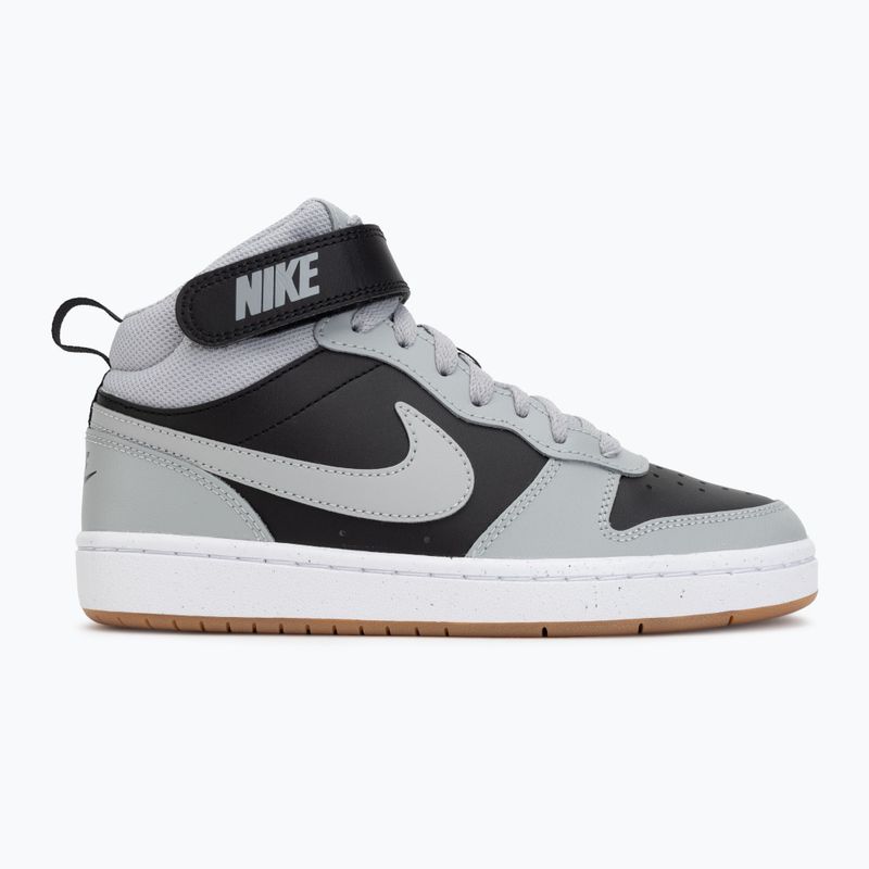 Boty Nike Court Borough Mid 2 black/white/gum med brown/light smoke grey 2