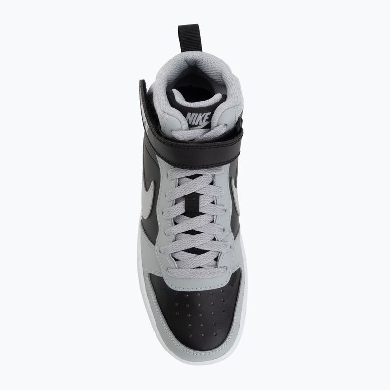 Boty Nike Court Borough Mid 2 black/white/gum med brown/light smoke grey 5
