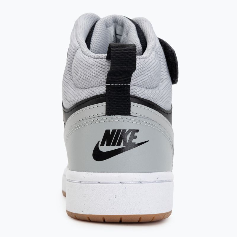 Boty Nike Court Borough Mid 2 black/white/gum med brown/light smoke grey 6