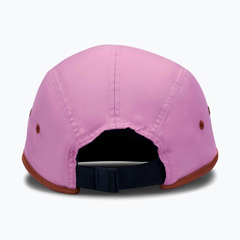 Kšiltovka Nike Dri-Fit Fly light magenta/dusty peach/orange frost 2