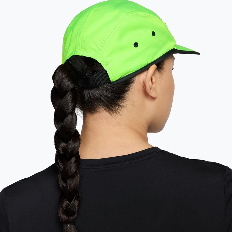 Kšiltovka Nike Dri-Fit Fly electric green/black spruce/hot lava 2