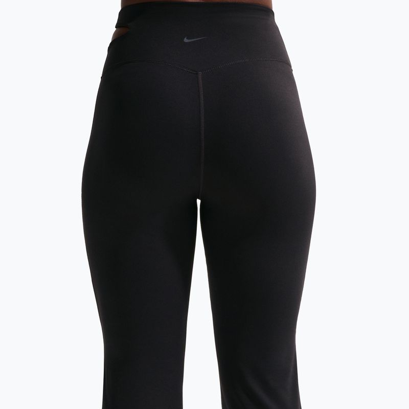 Dámské sportovní kalhoty Nike Zenvy High-Waisted Flared black/pcg3c 4