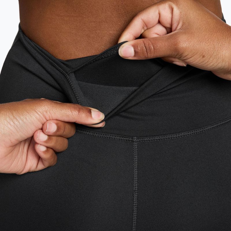 Dámské legíny Nike One Seamless Front High-Waisted black/white 8