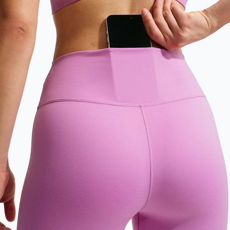 Dámské legíny Nike One Seamless Front High-Waisted light magenta/white 5