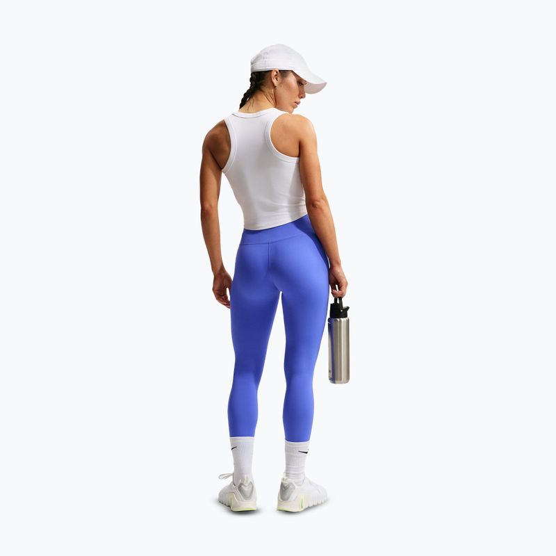 Dámské legíny Nike One Seamless Front High-Waisted sapphire/white 3