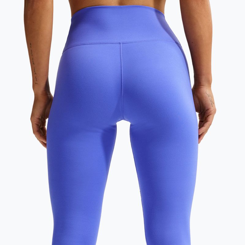Dámské legíny Nike One Seamless Front High-Waisted sapphire/white 5