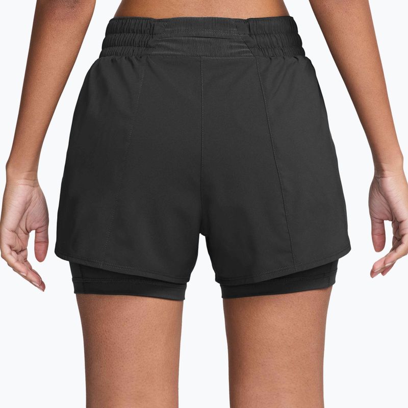 Dámské šortky Nike One Dri-Fit High-Waisted 3" 2In1 black/white 2