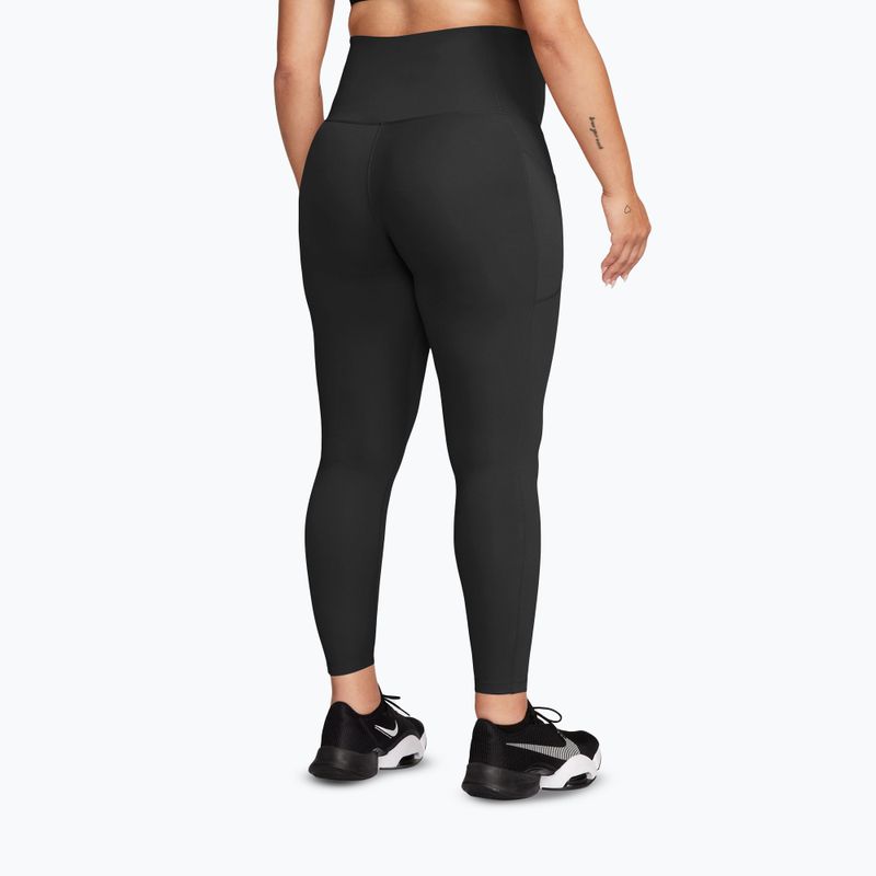 Dámské tréninkové legíny Nike One Maternity High-Waisted 7/8 black/white 2