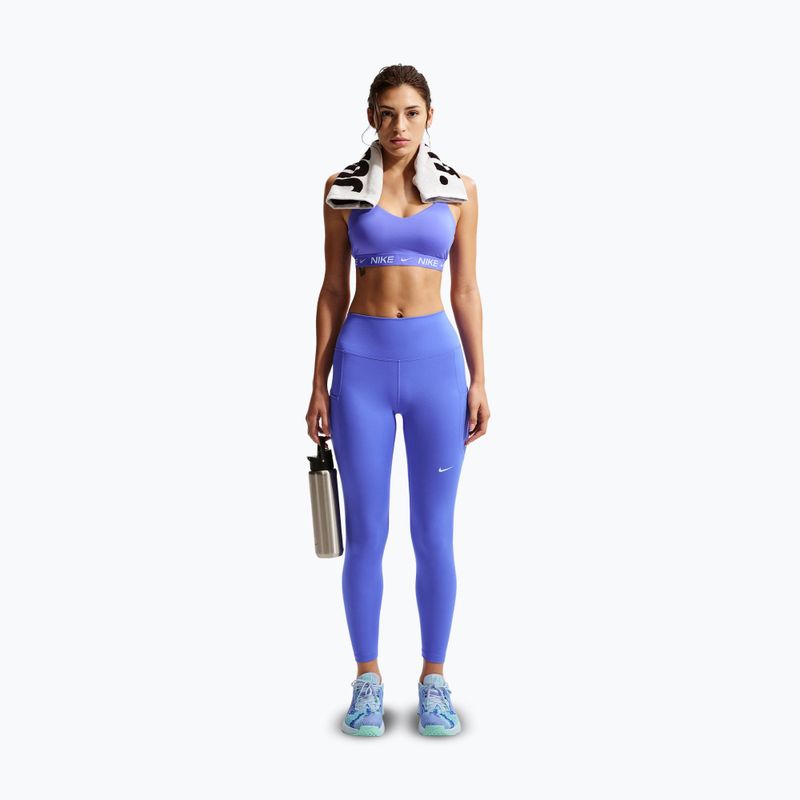 Dámské tréninkové legíny Nike One High-Waisted 7/8 sapphire/white 2