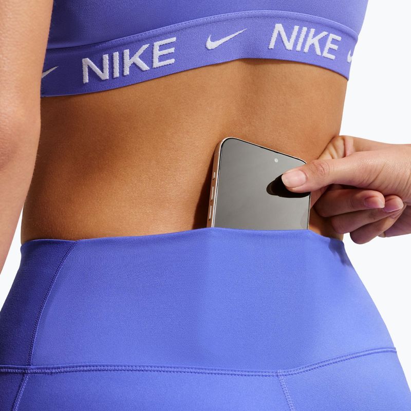 Dámské tréninkové legíny Nike One High-Waisted 7/8 sapphire/white 7