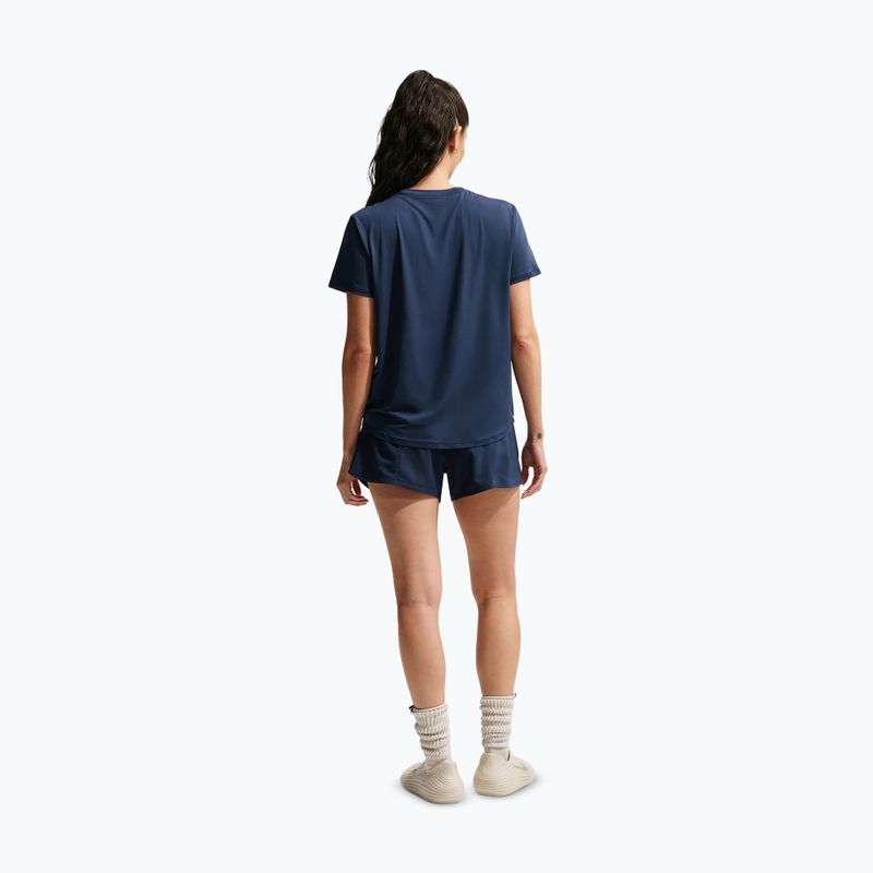 Dámské tréninkové šortky Nike One midnight navy/white 3