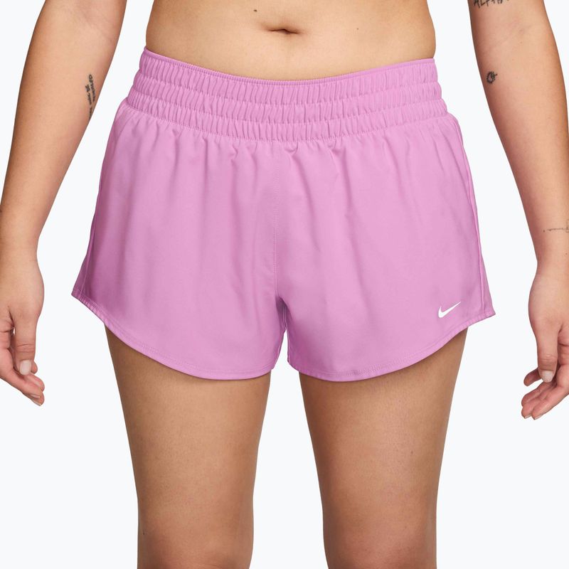 Dámské šortky Nike One Dri-Fit 3" light magenta/white