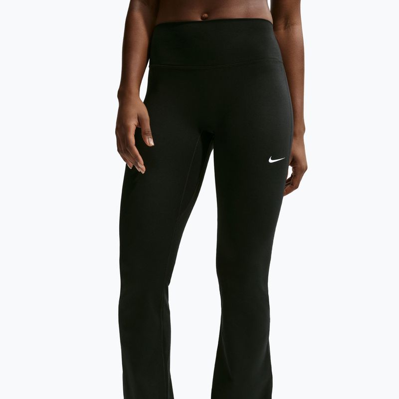 Dámské legíny Nike One High Waisted Flared black/white 5