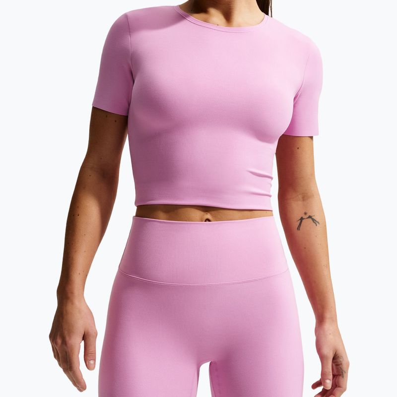 Dámské šortky Nike Zenvy High Waisted Biker 5" light magenta/white 5