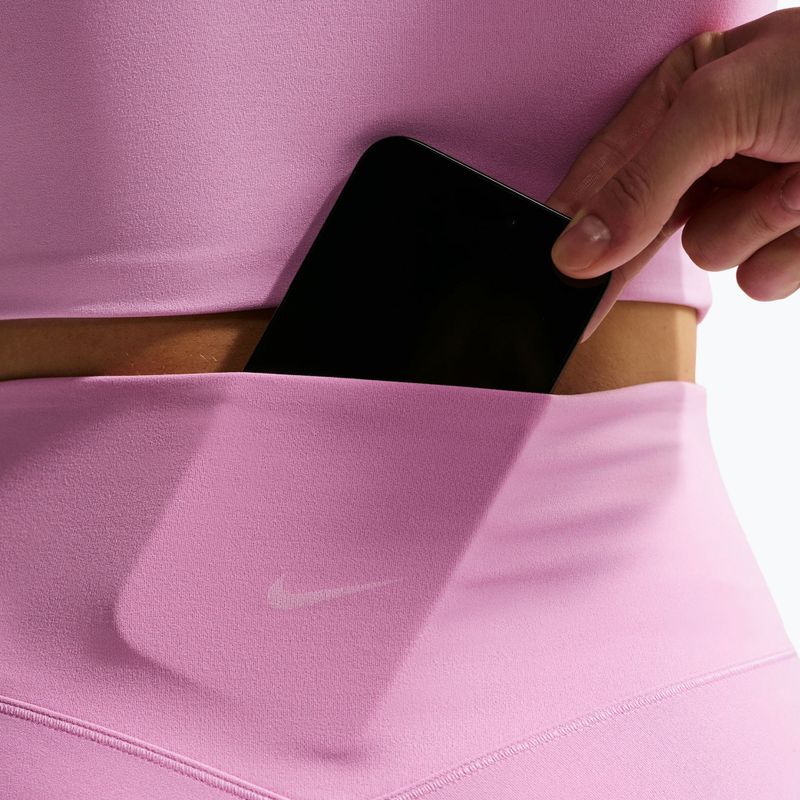Dámské šortky Nike Zenvy High Waisted Biker 5" light magenta/white 7